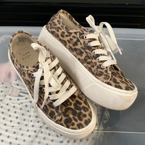 Target - cheetah platform sneakers!